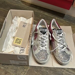Golden Goose glitter shoes